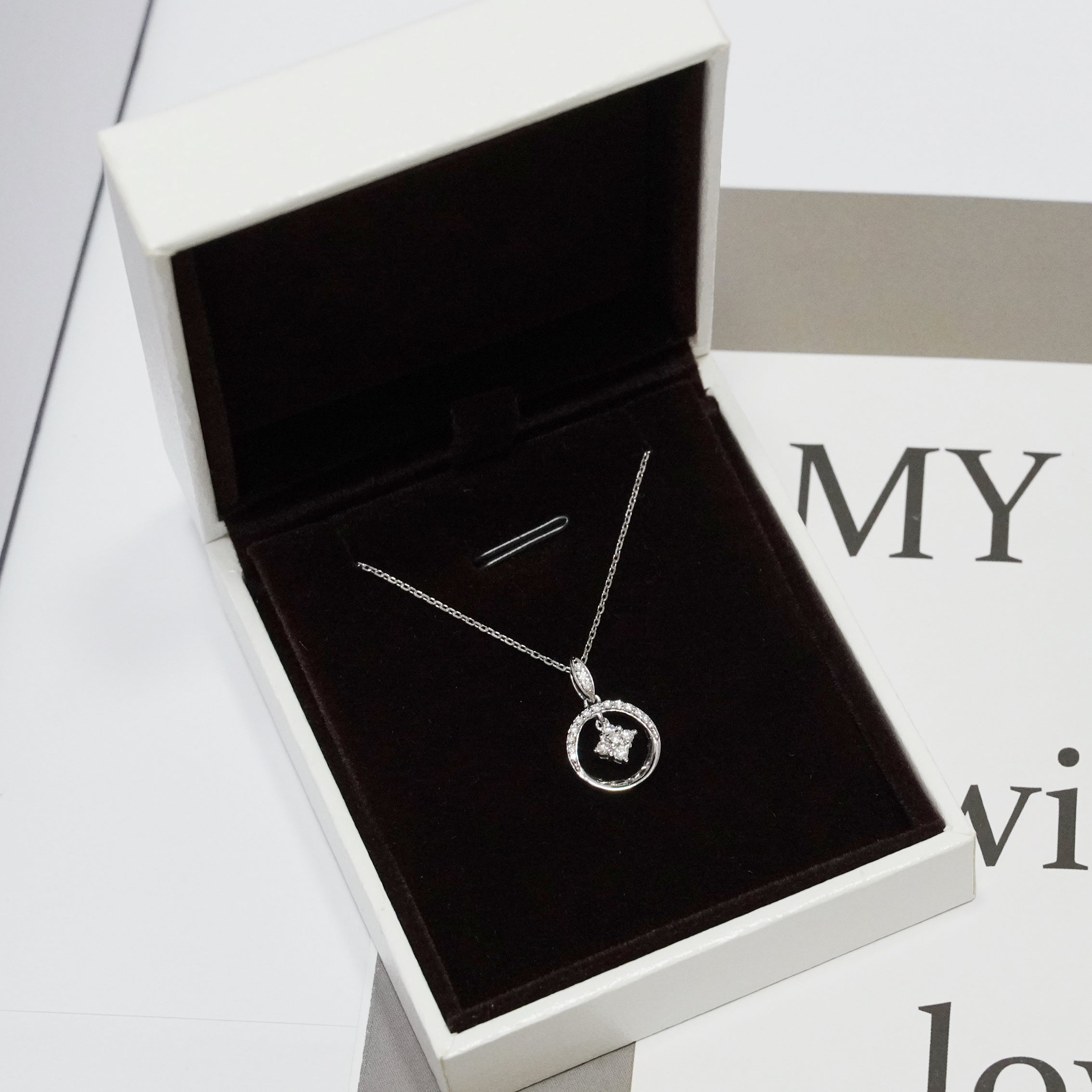四葉草鑽石項鏈 Lucky Clover Diamond Necklace