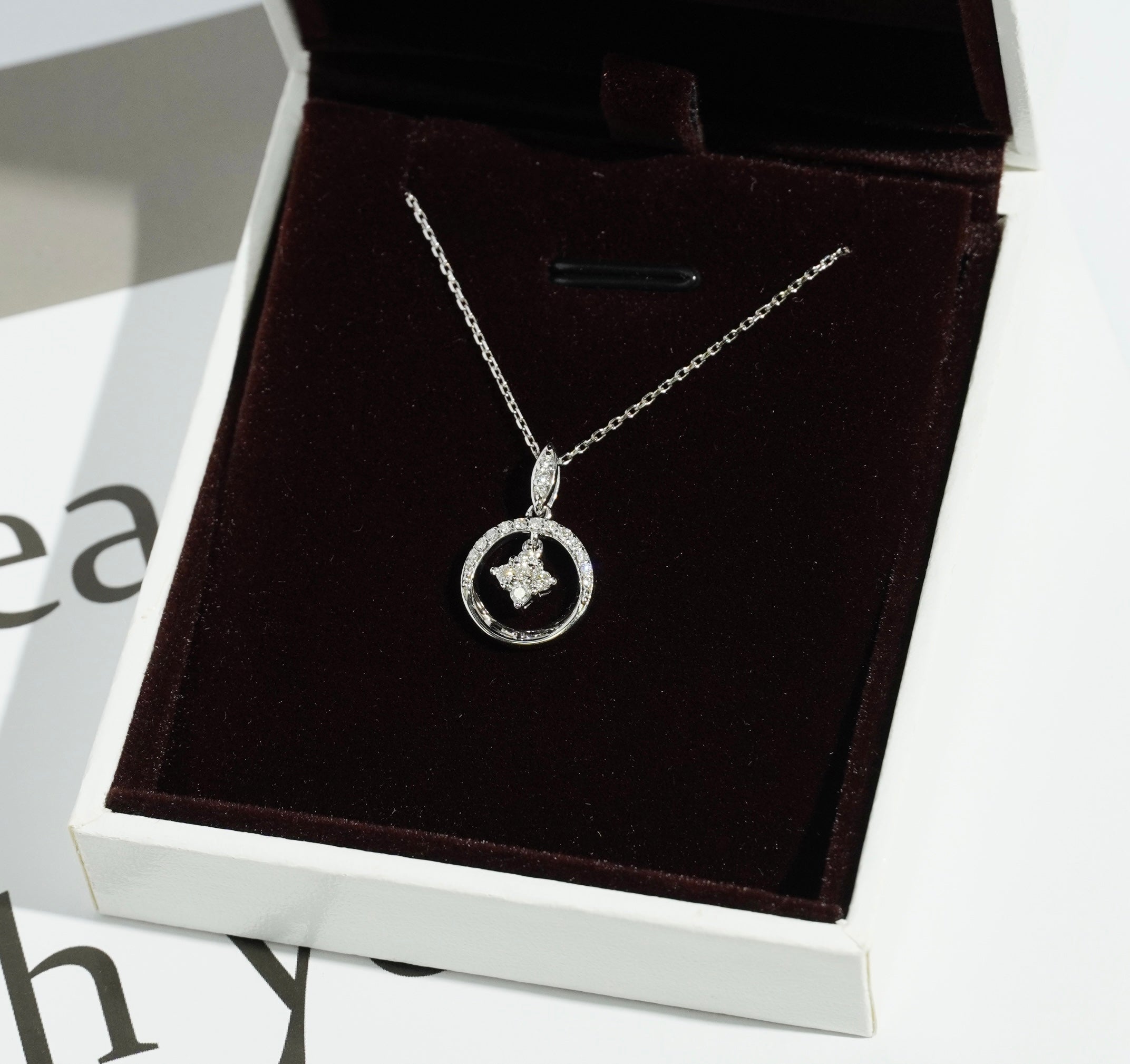 四葉草鑽石項鏈 Lucky Clover Diamond Necklace